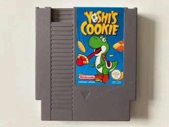 Nintendo 8-bit NES Yoshi's Yoshis Cookie SCN SVENSKT