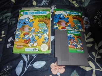 Die Schlumpfe - Nintendo NES eng text sammfraktar