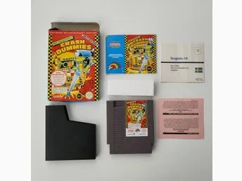 1KR UTROP! Nintendo 8-bit NES The Incredible Crash Dummies SCN CIB