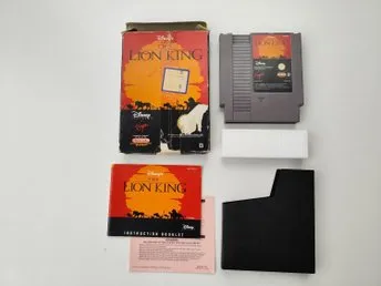1KR UTROP! Nintendo 8-bit NES The Lion King SCN CIB