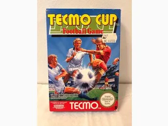 Tecmo Cup Football Game - Nintendo NES SCN, CIB