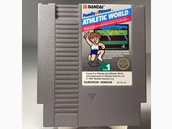 Family Fun Fitness: Athletic World - Nintendo NES