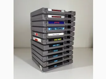 Samling Nintendo NES-spel (11 st kassetter)
