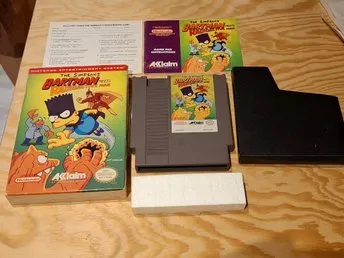 The Simpsons Bartman Meets Radioactive Man - Nintendo NES