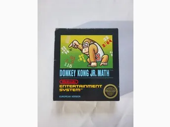 Donkey Kong Jr. Math - Nintendo NES CIB PAL-B