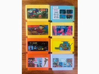 Blandande Nintendo NES 8bit Turtles Simsons Piff Puff