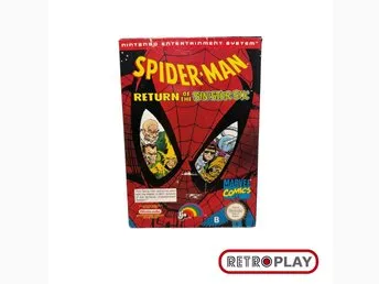 Spider-Man: Return of the Sinister Six - Nintendo 8-bit/NES - PALB - CIB - Rare
