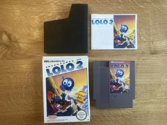 Adventures of Lolo 2 NES komplett svensksålt