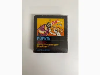 Popeye omärkt kartong till NES (ej spel)