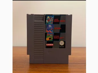 Super Mario Bros/ Tetris / Nintendo World Cup NES 8 bitar Nintendo