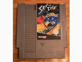 Nintendo 8bit Ski or Die (NES)