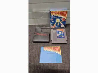 NINTENDO - NES - TO THE EARTH - NESE-ZE-EEC - KOMPLETT - MYCKET FINT SKICK -