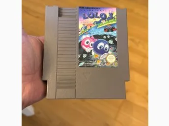 Adventures of Lolo 3 NES Nintendo kassett