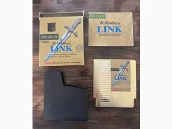 Link till Nintendo 8 bitars + två st akrylboxar