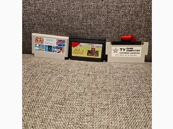TV-spelskassetter och omvandlare