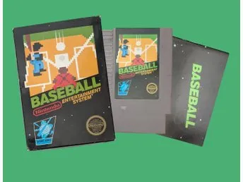 Nintendo NES Baseball (RevA) - CIB