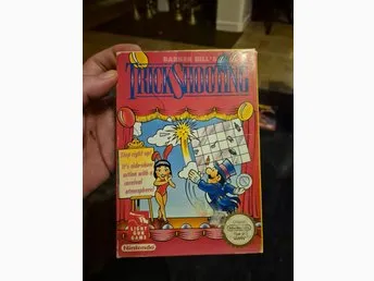 Barker Bill's Trick Shooting NES CIB SCN