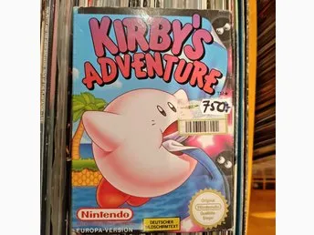 Kirby's Adventure - Nintendo NES- Tysk utgåva!