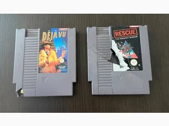 säljer två skadade NES-spel: Déjà Vu och Rescue The Embassy Mission