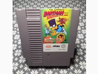 The Simpsons Bartman Meets Radioactive Man - NES NOE