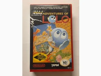 Adventures of Lolo NES Nintendo (PAL) Yapon Hyrkasett & Fodral