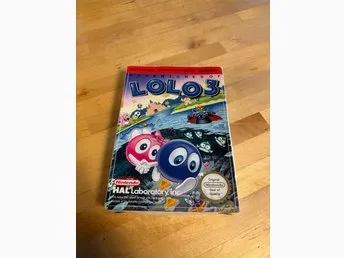 Adventures of Lolo 3 NES – Endast kartong – Nintendo – Original