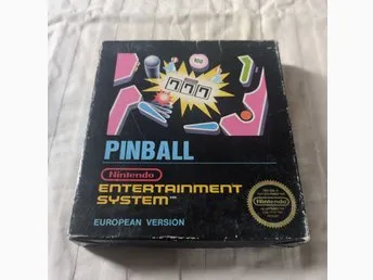 Pinball NES scn svensksåld