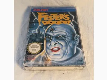 Fester's Quest - Spel & kartong