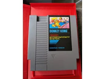 Donkey Kong NES OBS 5 skruvar ( tidig version)Nintendo Entertainment System
