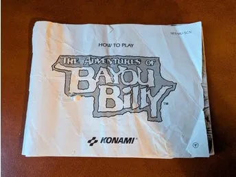 The Adventures of Bayou Billy NES SCN Manual
