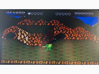 Nintendo NES European Version med Battletoads og Super Mario Bros