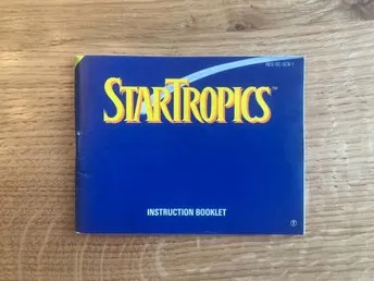 StarTropics - Instruktionsbok Svensksåld