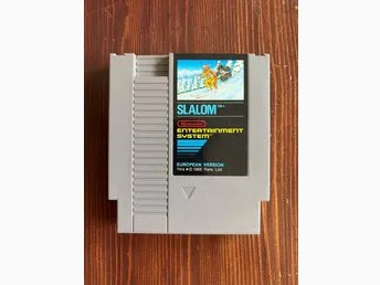 Slalom till Nintendo 8-bit NES! Svarta serien!