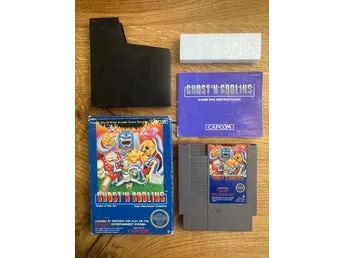 Ghost 'n Goblins NES komplett PAL svensksålt