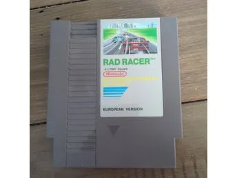 Rad Racer NES Nintendo European Version