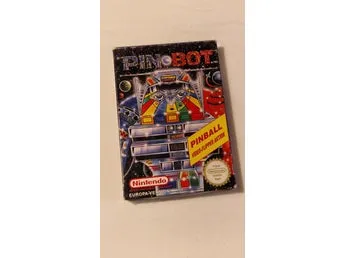 Pin Bot NES Nintendo komplett i kartong - testad! - tysk