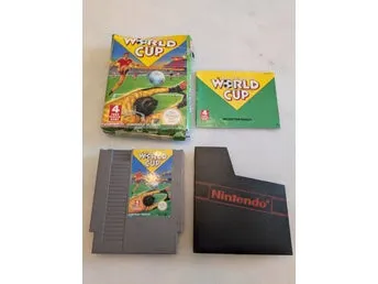 Nintendo World Cup NES - komplett SCN-utgåva.