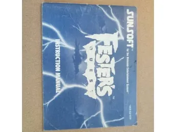 Fester's Quest - Nintendo NES (Endast Manual)