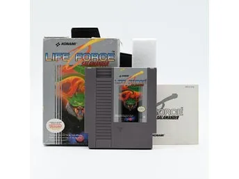 Life Force Salamander Komplett SCN till NES
