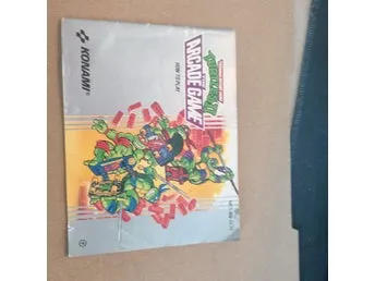 Teenage Mutant Hero Turtles II: The Arcade Game - Nintendo NES Manual
