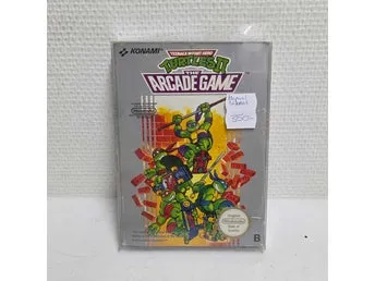 TMNT Teenage Mutant Hero Turtles: The arcade game Nintendo NES spel i låda