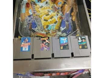NES- USA spel: Ice Hockey, Rygar, Kung Fu, Ice Climber