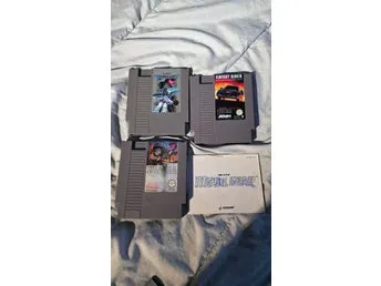 NES-spe scn Gradius, Knight Rider, The Battle of Olympus, Metal Gear