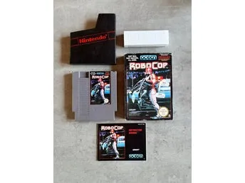 RoboCop SCN – Nintendo NES – Komplett med originalfrigolit och kassettfodral