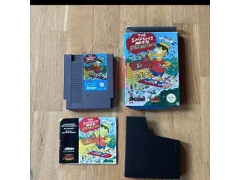 The Simpsons: Bart VS. The Space Mutants till NES (CIB - Komplett i box)