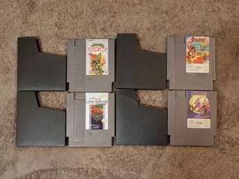 NES-spel: Teenage Mutant Ninja Turtles Arcade Game, Life Force, m.flera.