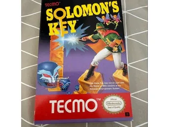 Solomon's Key (NES) - Box & Kassett (EEC/SCN)