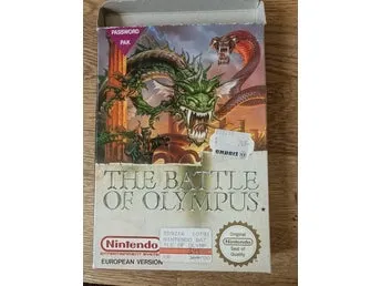 The Battle of Olympus NES PAL