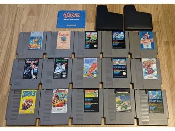 Spelpaket 1 - 15 spel till NES