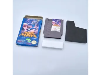 Mega Man – Nintendo NES 8-bit – PAL B – Kartong – Testat med funktionsanmärkning